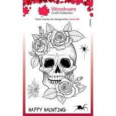 Woodware Clear Stamps Skull & Roses | Set of 5