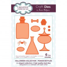 Jamie Rodgers Craft Die Halloween Collection Poison Bottles | Set of 9