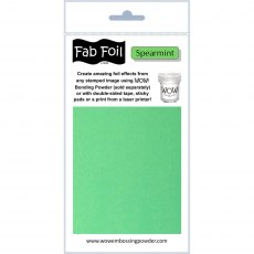 Wow Fab Foil Spearmint | 10cm x 1m