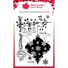 Woodware Clear Stamps Winter Bauble