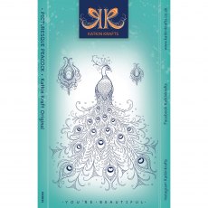 Katkin Krafts Clear Stamp Picturesque Peacock | Set of 4