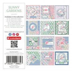 The Paper Boutique Sunny Gardens 8 x 8 inch Instant Card Pad | 24 sheets