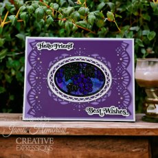 Sue Wilson Craft Dies Stained Glass Collection Grapevine | Set of 6
