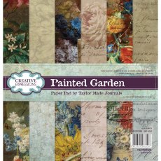 Creative Expressions Taylor Made Journals 8 x 8 inch Paper Pad Painted Garden | 24 sheets