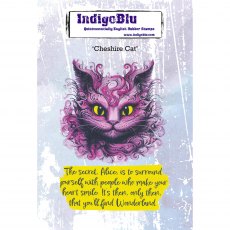 IndigoBlu A6 Rubber Mounted Stamp Cheshire Cat | Set of 2