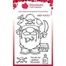 Woodware Clear Stamps Pirate Gnome | Set of 7