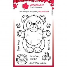 Woodware Clear Stamps Honey Bear Gnome | Set of 9