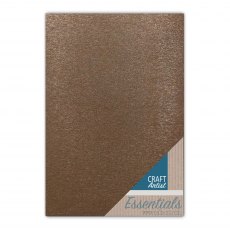 Craft Artist A4 Waterfall Glitter Card Rose Gold | 10 sheets