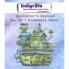 IndigoBlu A7 Rubber Mounted Stamp Collectors Edition No 66 - Steampunk Manor
