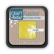 Craft Artist Pearl Fusion Ink Pad Sunlight
