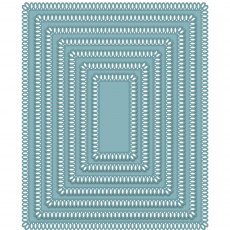 Sue Wilson Craft Dies Noble Collection Looped Rectangles | Set of 7