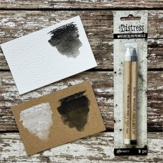 Ranger Tim Holtz Distress Watercolour Pencils Picket Fence & Black Soot