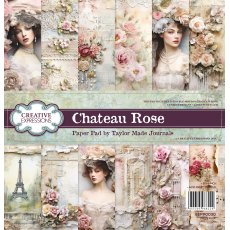 Creative Expressions Taylor Made Journals 8 x 8 inch Paper Pad Chateau Rose | 24 sheets