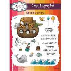 Creative Expressions Jane's Doodles Clear Stamps Special Delivery | Set of 21