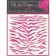 Pink Ink Designs Tiger Stencil | 7 x 7 inch