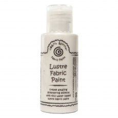 Cosmic Shimmer Lustre Fabric Paint French Pearl | 50ml