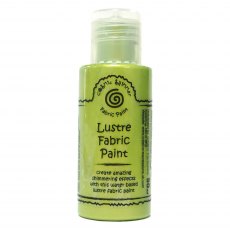 Cosmic Shimmer Lustre Fabric Paint Golden Lime | 50ml