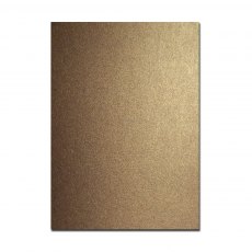 Foundation A4 Pearl Card Antique Gold