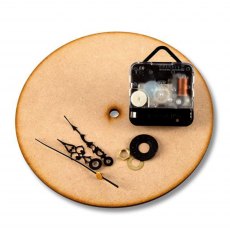 Indigoblu Woodology Clock With Mechanism & Hands