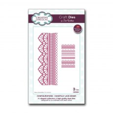 Sue Wilson Craft Dies Configurations Collection Chantilly Lace Edger | Set of 3