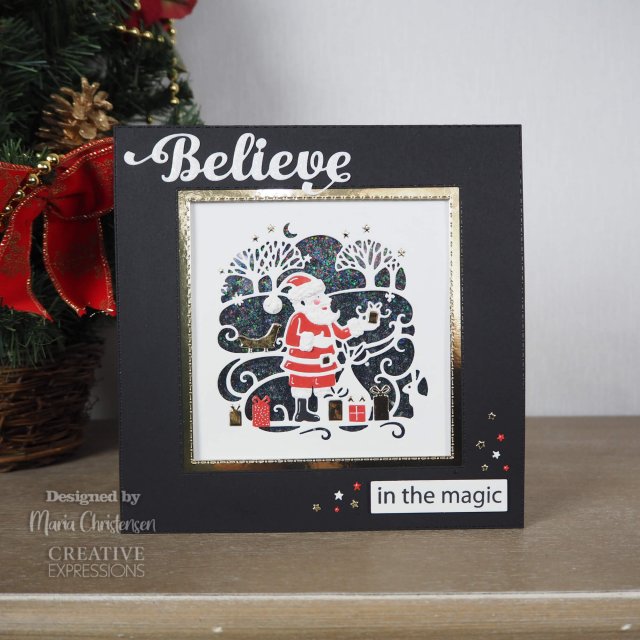 Creative Expressions Craft Dies Paper Cuts Scenes Collection Father Christmas