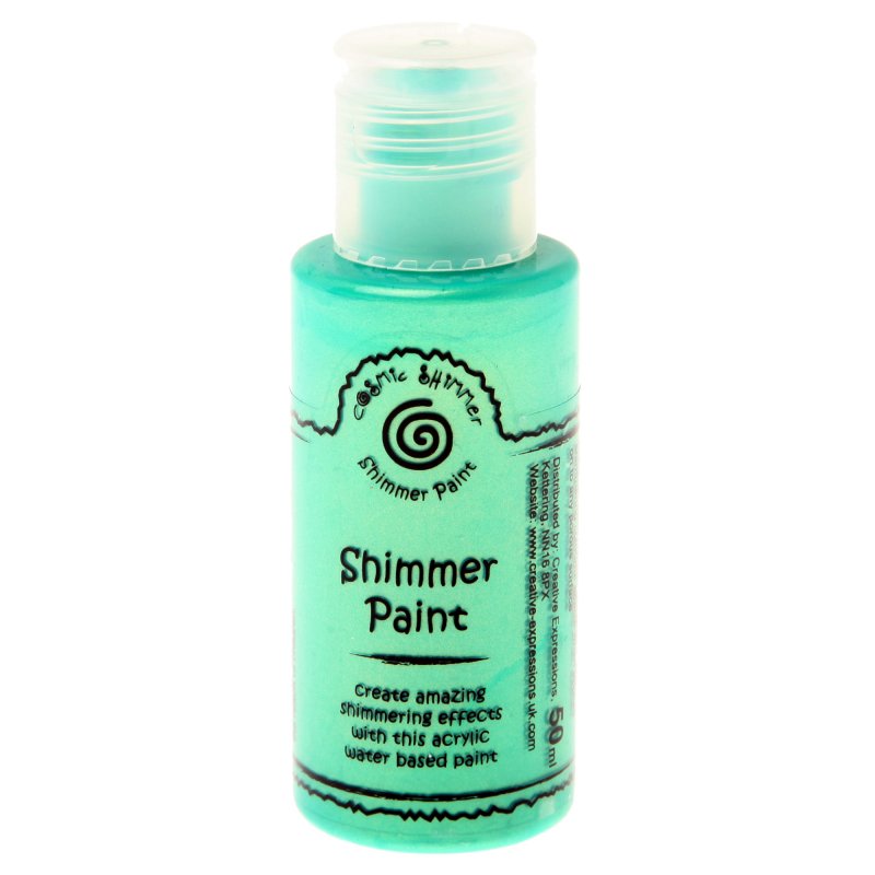 Cosmic Shimmer Cosmic Shimmer Shimmer Paint Green Aqua | 50ml
