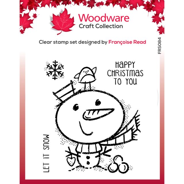 Woodware Woodware Clear Stamps Little Snowman | Set of 4
