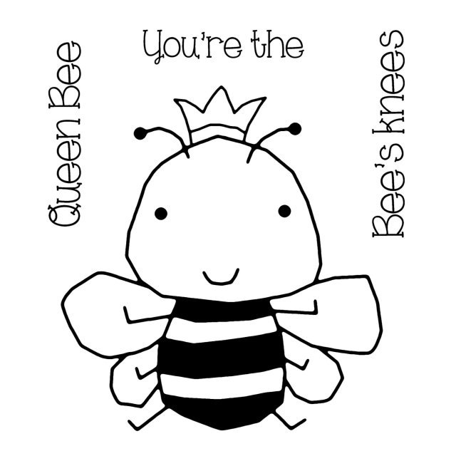 Woodware Woodware Clear Stamps Queen Bee | Set of 4