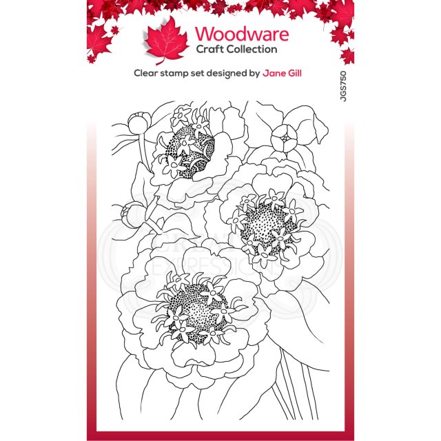 Woodware Woodware Clear Stamps Zinnia