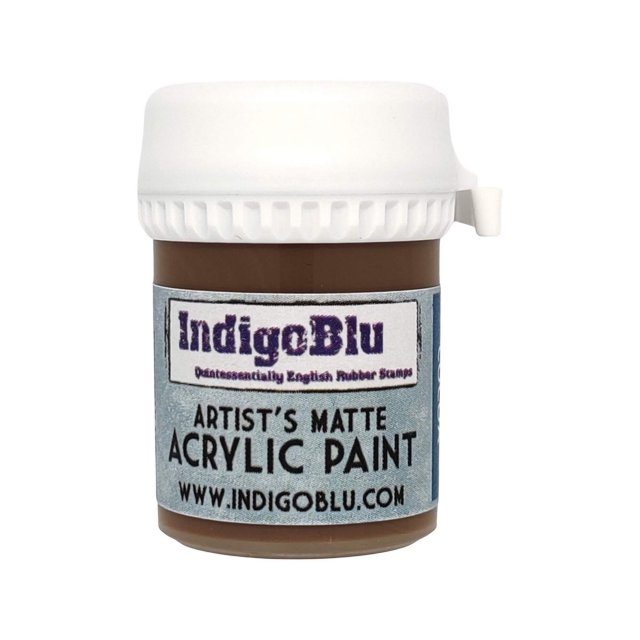IndigoBlu Stamps IndigoBlu Artists Matte Acrylic Paint Hot Cocoa | 20ml