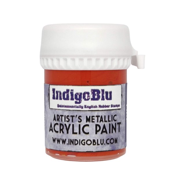 IndigoBlu Stamps IndigoBlu Artists Metallic Acrylic Paint Dragon Fire | 20ml