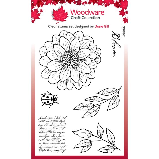 Woodware Woodware Clear Stamps Ditsy Daisy | Set of 6
