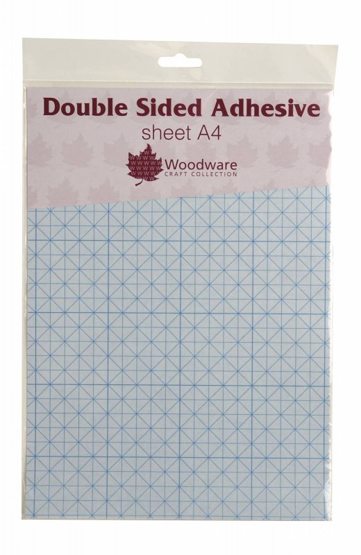 Woodware Woodware A4 Double Sided Adhesive Sheets | Pack of 4