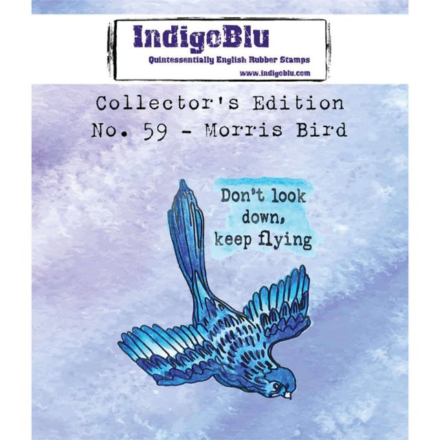 IndigoBlu Stamps IndigoBlu A7 Rubber Mounted Stamp Collectors Edition No 59 - Morris Bird