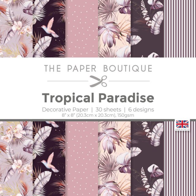 The Paper Boutique The Paper Boutique Tropical Paradise 8 x 8 inch Paper Pad | 30 sheets