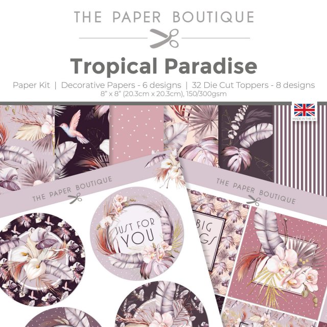 The Paper Boutique The Paper Boutique Tropical Paradise  8 x 8 inch Paper Kit | 30 sheets