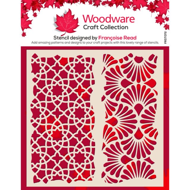 Woodware Woodware Stencil Arabesque | 6 x 6 inch