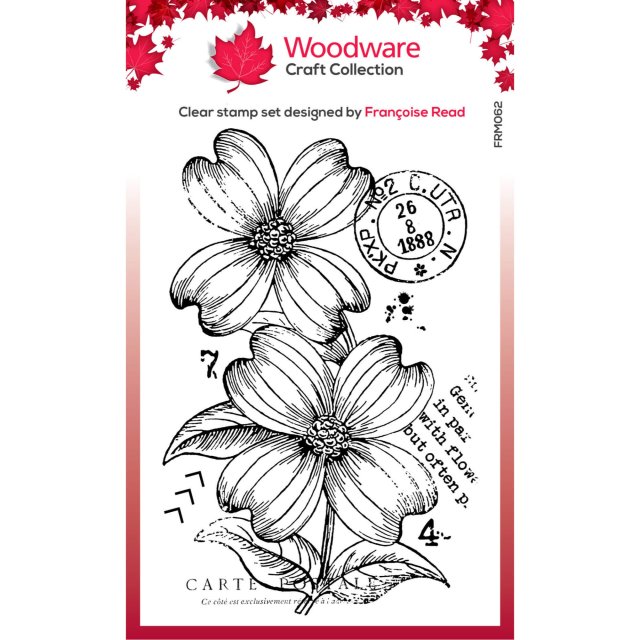 Woodware Woodware Clear Stamps Dogwood Flowers