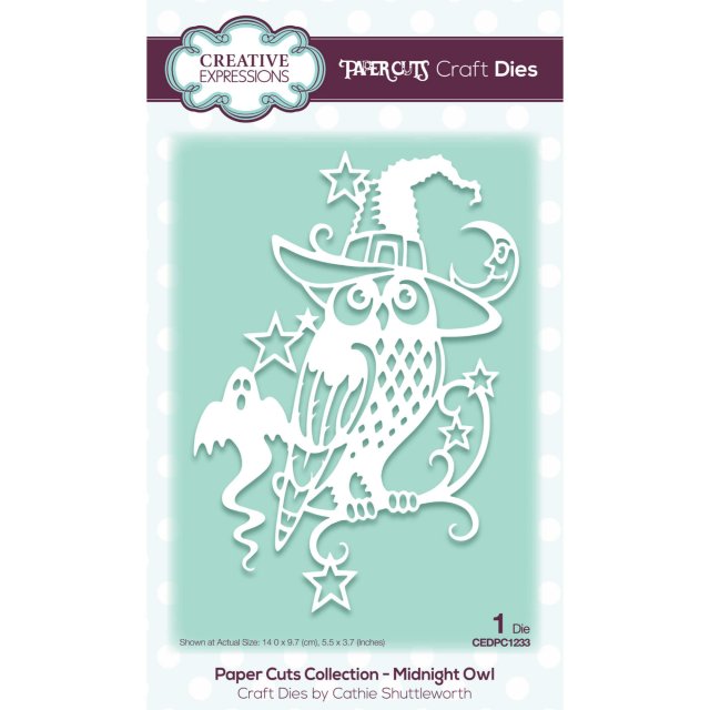 Paper Cuts Creative Expressions Craft Dies Paper Cuts Collection Midnight Owl