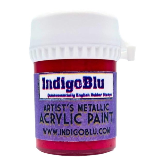 IndigoBlu Stamps IndigoBlu Artists Metallic Acrylic Paint Queen of Hearts | 20ml