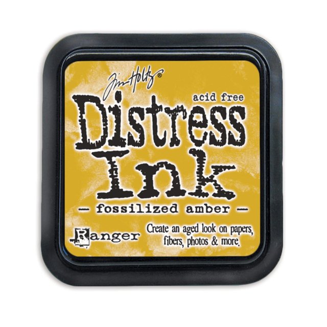 Distress Ranger Tim Holtz Distress Ink Pad Fossilized Amber