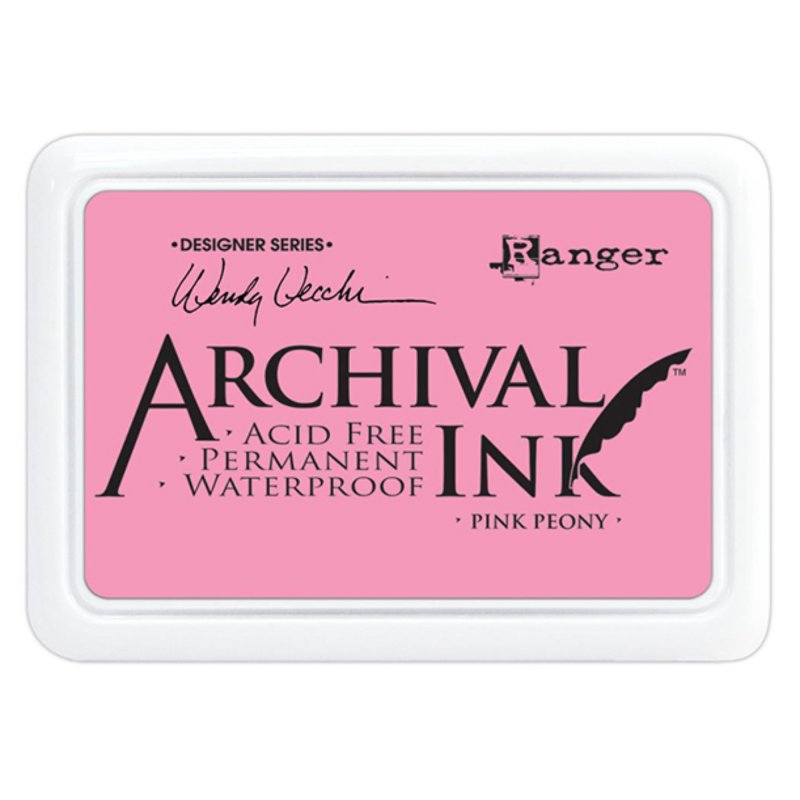 Archival Ink Ranger Wendy Vecchi Archival Ink Pad Pink Peony