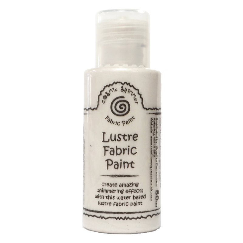 Cosmic Shimmer Cosmic Shimmer Lustre Fabric Paint French Pearl | 50ml