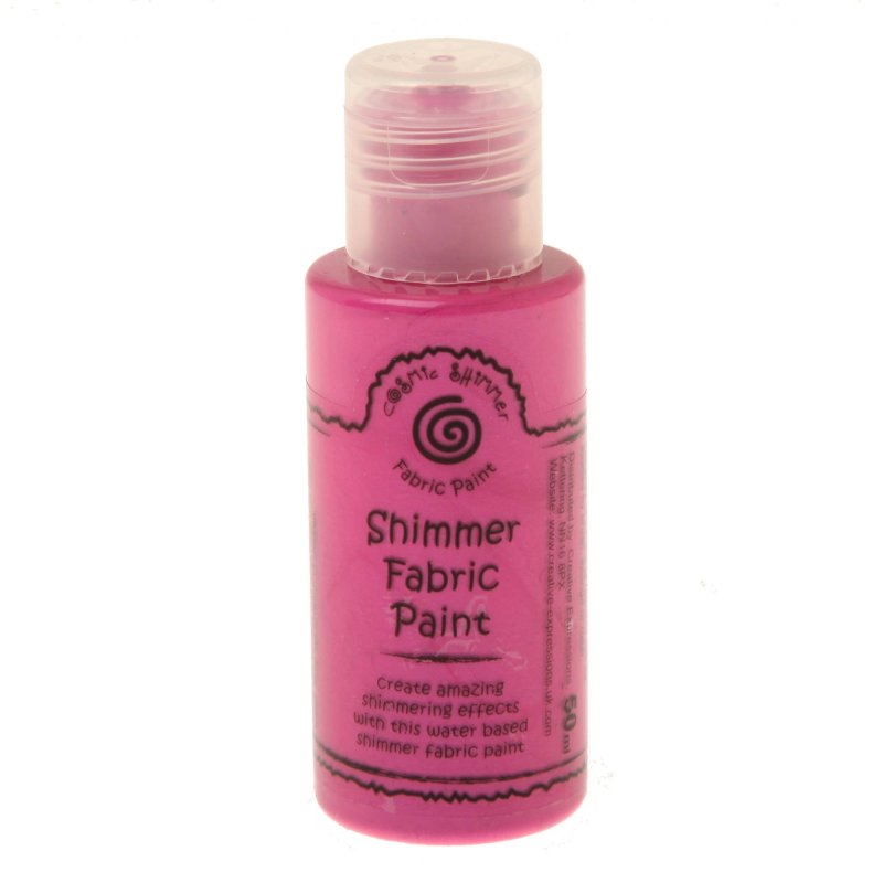 Cosmic Shimmer Cosmic Shimmer Fabric Paint Hot Pink | 50ml