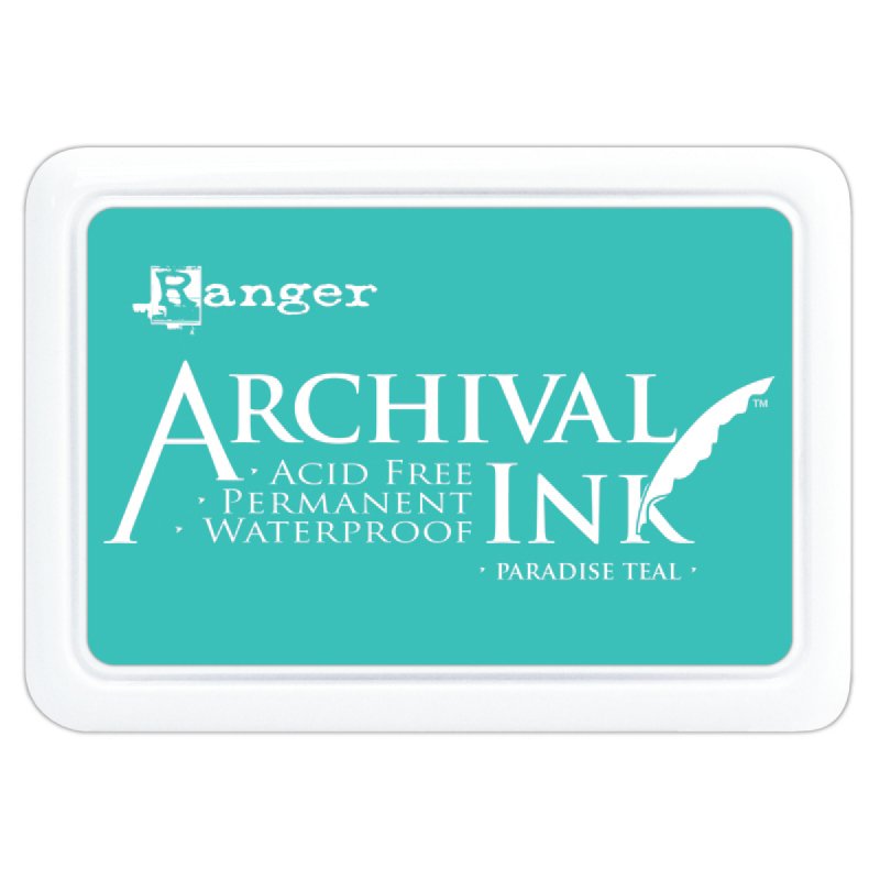 Archival Ink Ranger Archival Ink Pad Paradise Teal