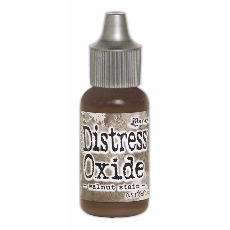 Distress Ranger Tim Holtz Distress Oxide Re-Inker Walnut Stain | 0.5 fl oz