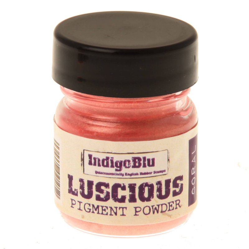 IndigoBlu Stamps Indigoblu Luscious Pigment Powder Coral | 25ml