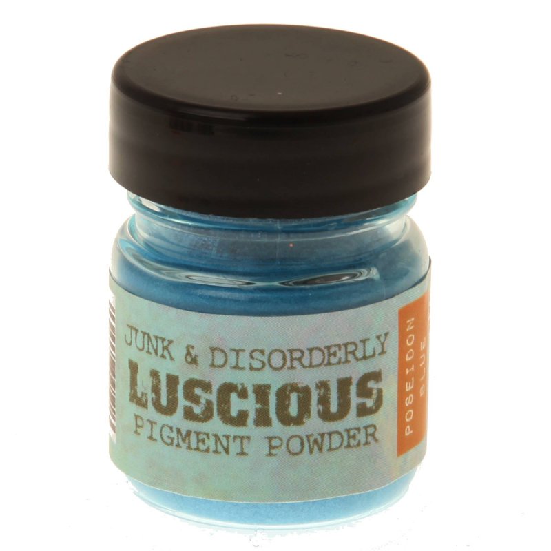IndigoBlu Stamps Indigoblu Luscious Pigment Powder Poseidon Blue | 25ml