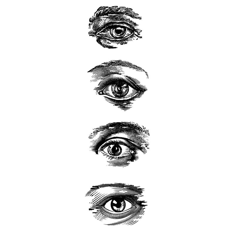 Woodware Woodware Clear Stamps Eyes | Set of 4