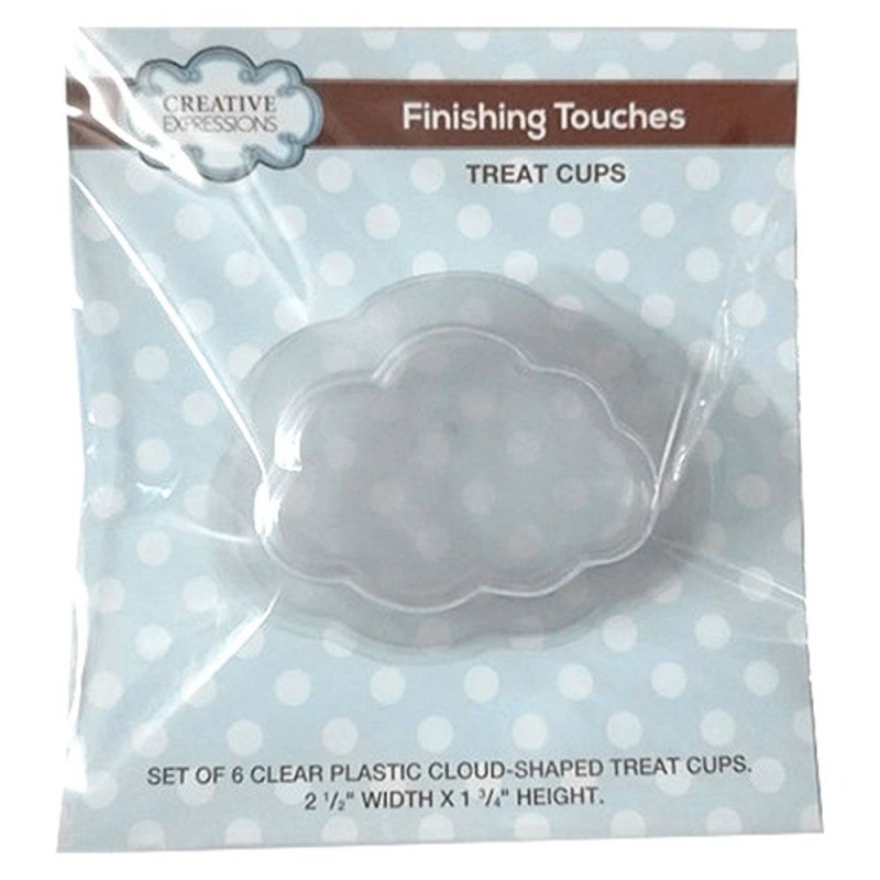 Creative Expressions Creative Expressions Treat Cups Cloud | Pack of 6